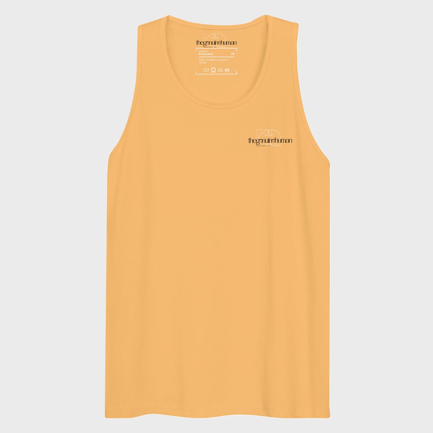 thegenuinehuman | Camiseta sin mangas de algodón para hombres