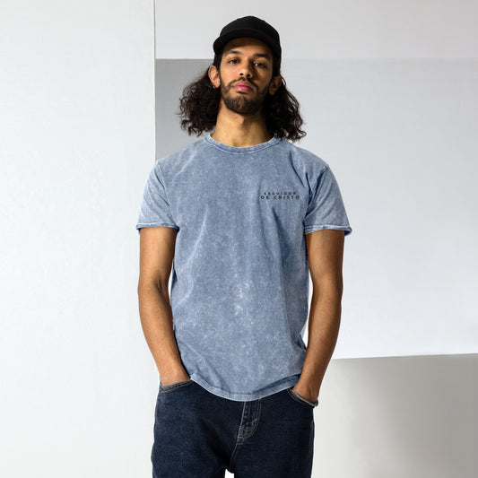 Seguidor de Cristo | Camiseta unisex de denim