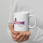 Be genuine - white glossy mug
