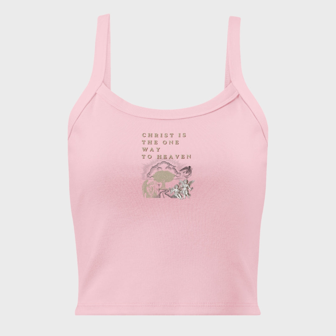 One Way to Heaven | Women’s micro-rib faith top