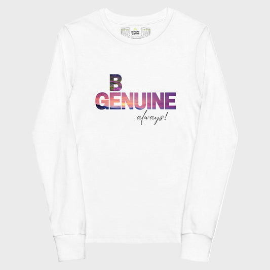 BE GENUINE | Cotton long sleeve tee for kids